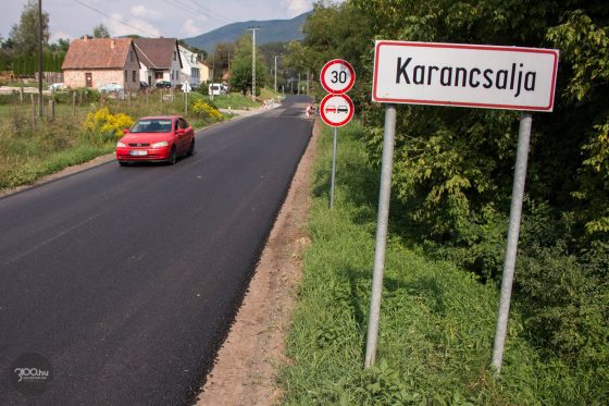 3100.hu Fotó: Folyamatban az útfelújítás Karancsalja és Etes között