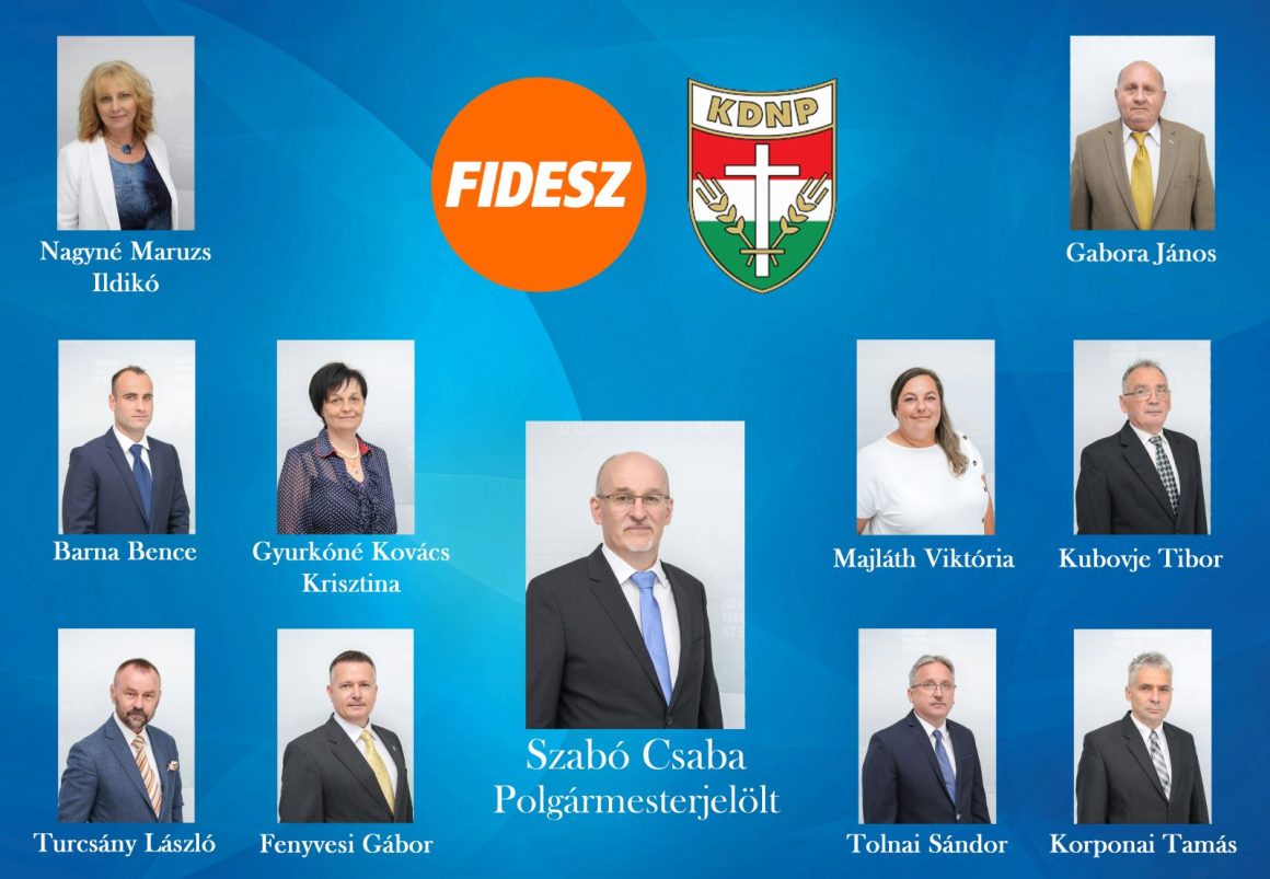 A Fidesz – Magyar Polgári Szövetség önkormányzati képviselőjelöltjei Salgótarjánban