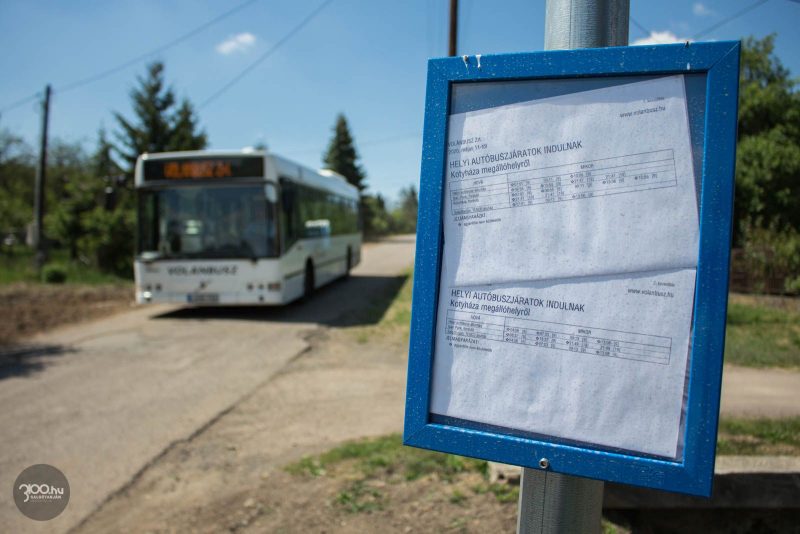 3100.hu Fotó: Helyi járati autóbusz Kotyházán, 2020. május 18-án délután