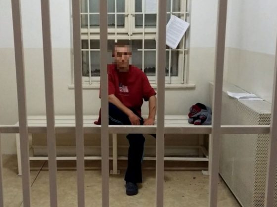 A férfit elfogását követően rögtön őrizetbe vették, majd elrendelték előzetes letartóztatását is (Fotó: Nógrád Megyei Rendőr-főkapitányság)