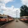 3100.hu Fotó: Bz-motorvonatok Salgótarján külső állomáson, 2021. július 9-én
