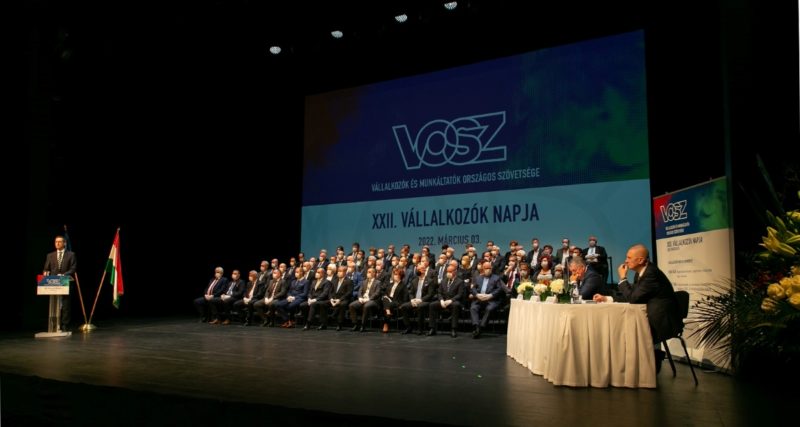 A XXII. Vállalkozók Napja (Fotó: Vállalkozók és Munkáltatók Országos Szövetsége)