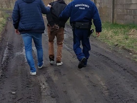 A rendőrök pár órán belül elfogták a férfit (Fotó: Nógrád Megyei Rendőr-főkapitányság)
