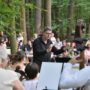 Az Egri Szimfonikus Zenekar erdei koncertje (Fotó: Muzsikál az Erdő Alapítvány)