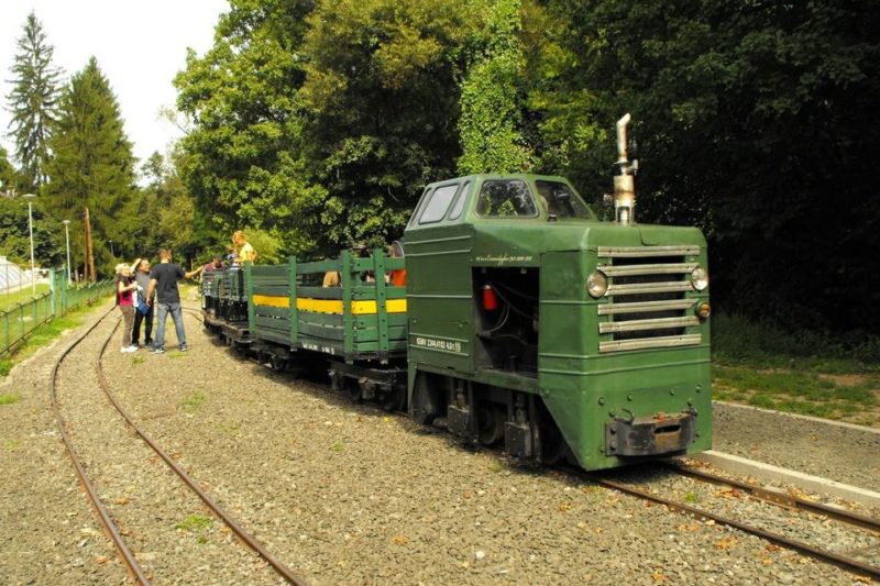 A P2-es mozdony a kemencei múzeumvasúton (Archív fotó: Kemencei Erdei Múzeumvasút/Szűcs Zoltán)
