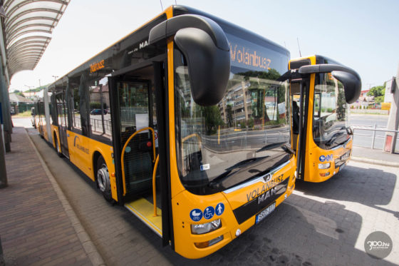 3100.hu Fotó: MAN Lion’s City GL A23 típusú csuklós autóbuszok a salgótarjáni távolsági autóbusz-állomáson