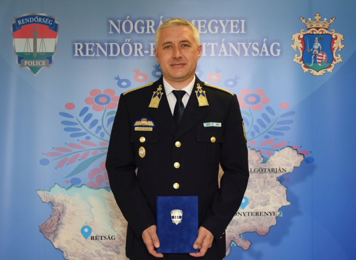 Bárnai Balázs rendőr alezredes (Fotó: police.hu)