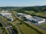 A salgótarjáni ipari park, bal oldalon a Bumchun Precision Hungary Kft. gyárépületei (3100.hu Fotó: Komka Péter)