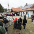 3100.hu Fotó: Domborművet avattak a hazatérés századik évfordulóján Somoskőújfaluban, a Hazatérés Emlékházánál 2024. február 15-én.