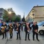Archív fotó: 2022. május 1-jén is zenés ébresztőt tartott a Salgótarjáni Bányász-Kohász Fúvószenekar (Fotó: Morvai Máté)