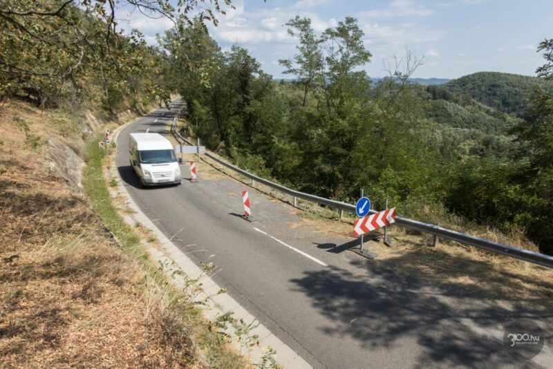 3100.hu archív fotó: A problémás szakasz, még a lezárás előtti napokban