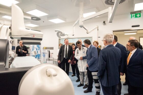 Invazív kardiológiai laborral bővült a Nógrád Vármegyei Szent Lázár Kórház. (Fotó: Latorcai Csaba | Facebook)