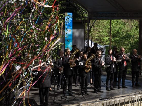 Archív fotó: A Salgótarjáni Bányász-Kohász Fúvószenekar fellépése a 2025-ös salgótarjáni majálison (Fotó: Salgótarjáni Rendezvény-, Média- és Művelődési Központ Nonprofit Kft.)