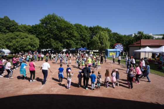 Pillanatkép a 2025-ös Kihívás Napjáról, a salgótarjáni Városi Sportcentrumból (Fotó: Salgótarjáni Rendezvény-, Média- és Művelődési Központ Nonprofit Kft. | Facebook)