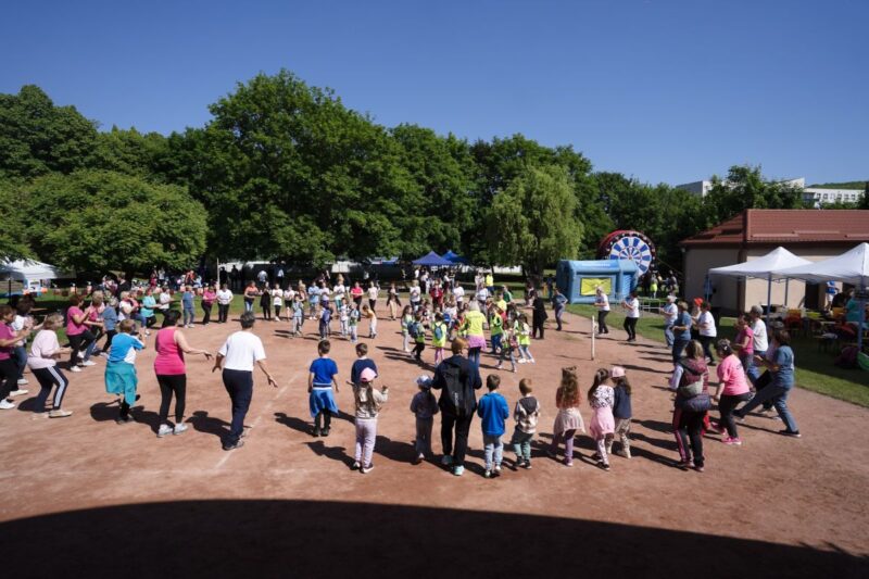 Pillanatkép a 2025-ös Kihívás Napjáról, a salgótarjáni Városi Sportcentrumból (Fotó: Salgótarjáni Rendezvény-, Média- és Művelődési Központ Nonprofit Kft. | Facebook)