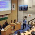 Bárnai Balázs kapitányságvezető számolt be a Salgótarjáni Rendőrkapitányság tavalyi évéről (Fotó: Nógrád Vármegyei Rendőr-főkapitányság)