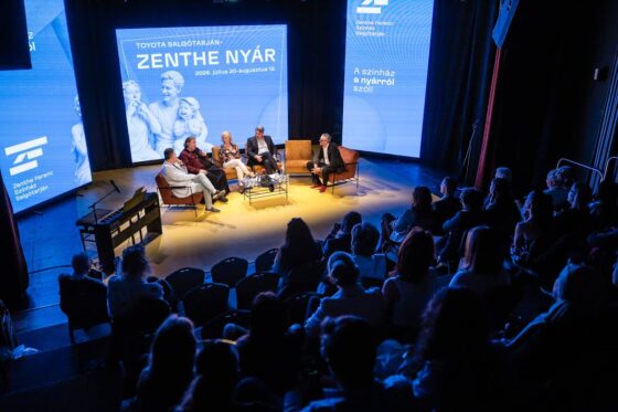 Sajtótájékoztatón mutatta be a 6. Toyota Salgótarján Zenthe Nyarat, valamint 2026/2027-es évadát a Zenthe Ferenc Színház 2026. május 21-én. (Fotó: Zenthe Ferenc Színház | Facebook)