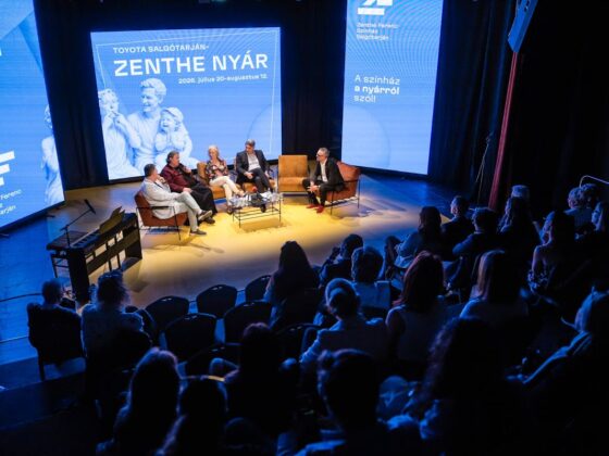 Sajtótájékoztatón mutatta be a 6. Toyota Salgótarján Zenthe Nyarat, valamint 2026/2027-es évadát a Zenthe Ferenc Színház 2026. május 21-én. (Fotó: Zenthe Ferenc Színház | Facebook)