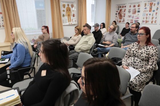 Szülésfelkészítő tanfolyam indult a Nógrád Vármegyei Szent Lázár Kórházban 2026. október 15-én. (Fotó: Nógrád Vármegyei Szent Lázár Kórház/Gyurkó Péter)