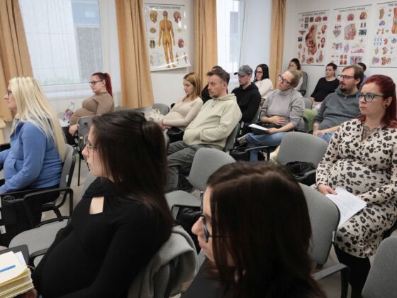 Szülésfelkészítő tanfolyam indult a Nógrád Vármegyei Szent Lázár Kórházban 2026. október 15-én. (Fotó: Nógrád Vármegyei Szent Lázár Kórház/Gyurkó Péter)