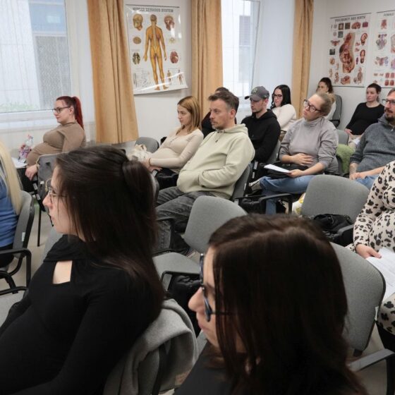 Szülésfelkészítő tanfolyam indult a Nógrád Vármegyei Szent Lázár Kórházban 2026. október 15-én. (Fotó: Nógrád Vármegyei Szent Lázár Kórház/Gyurkó Péter)